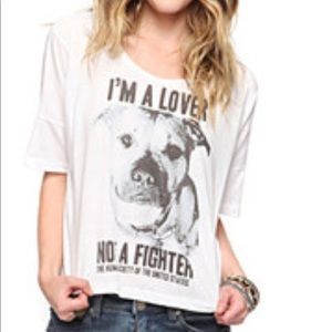 Forever 21 + Humane Society Pitbull Top  Small